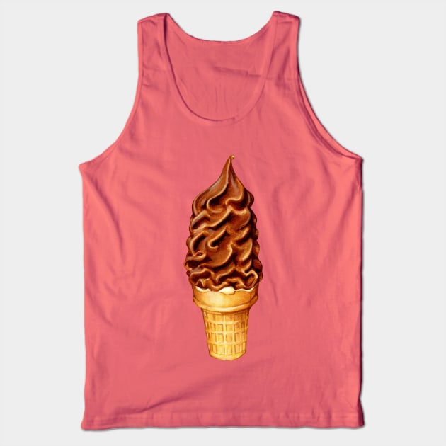 Chocolate Dip Cone Tank Top by KellyGilleran